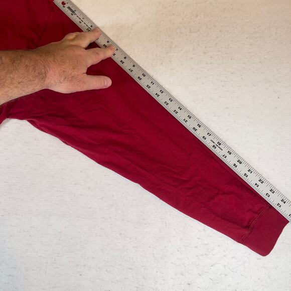 Hanes Beefy T Henley Shirt Men's XL 100% Cotton Thick Warm Base Outdoor Hunting - Picture 10 of 12